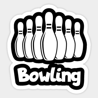 Bowling Sticker